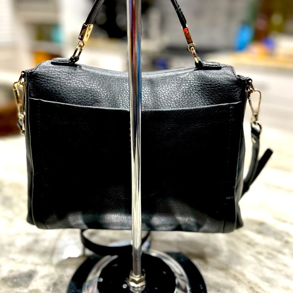 Coach Authentic Top Handle Black Saffiano Leather Crossbody/Handbag - Picture 3 of 12